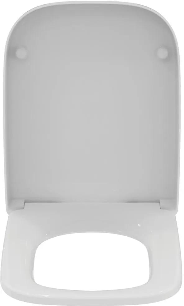 Capac WC Ideal Standard I.life A Square, balamale metalice, alb - T453001