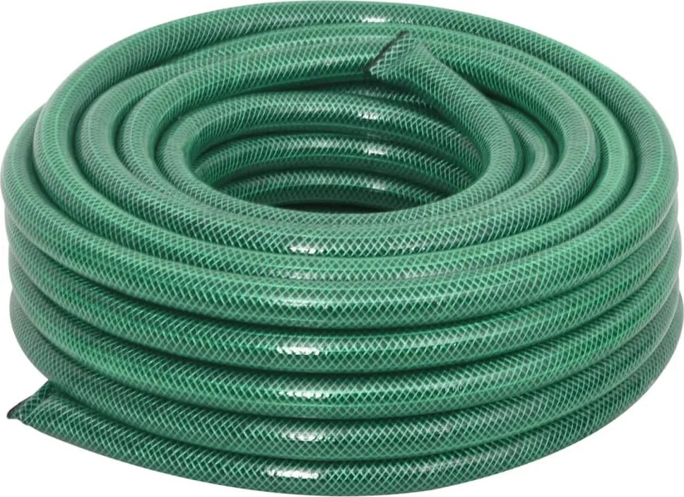 vidaXL Furtun de aer, verde, 0,75", 50 m, PVC
