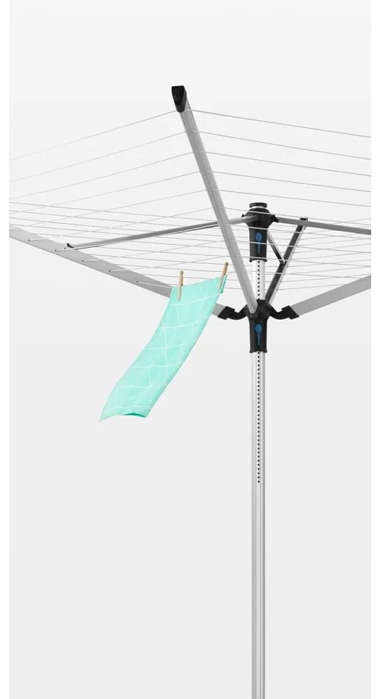 Uscător de rufe argintiu pentru grădină 50 m Lift-o-Matic Advance – Brabantia