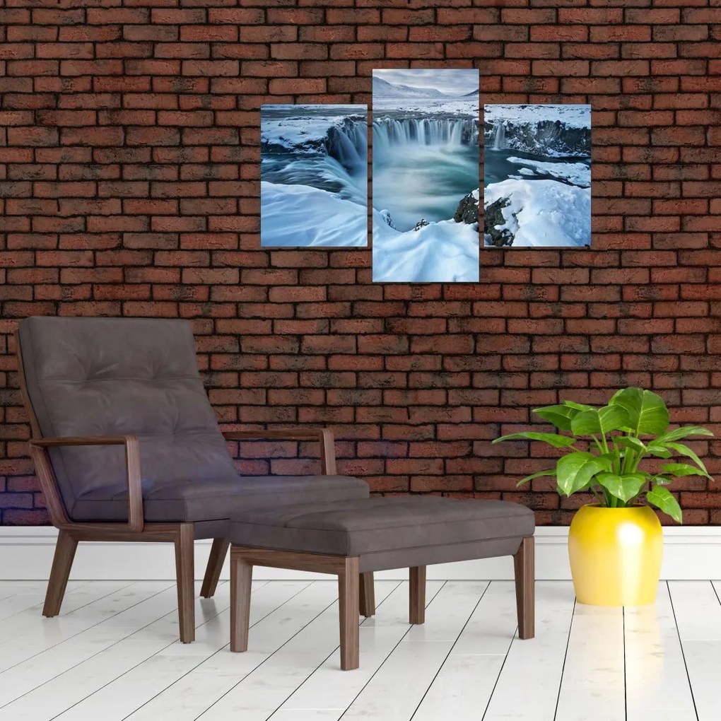 Tablou - Cascadele zeilor, Islanda (90x60 cm)