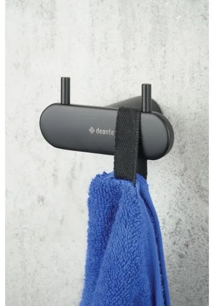 Deante ADR_N121 - cârlig de perete ROUND, negru