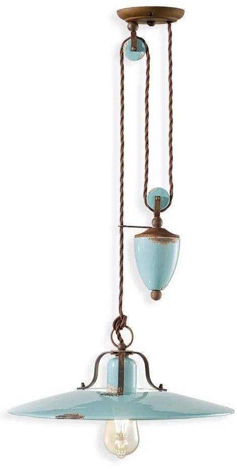 Pendul cu inaltime reglabila design retro realizat manual din ceramica COUNTRY