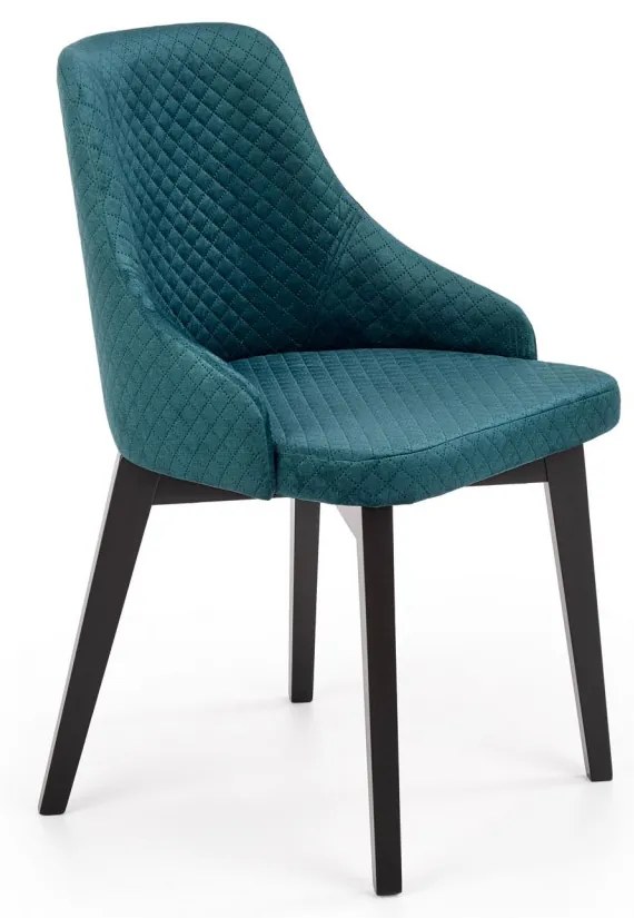 Scaun Toledo 3 velvet verde inchis/Karo4/Monolith 37