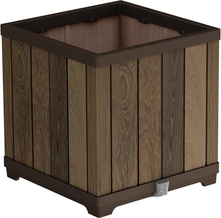 Ghiveci din plastic cu sistem de auto-irigare Deco Square – Keter