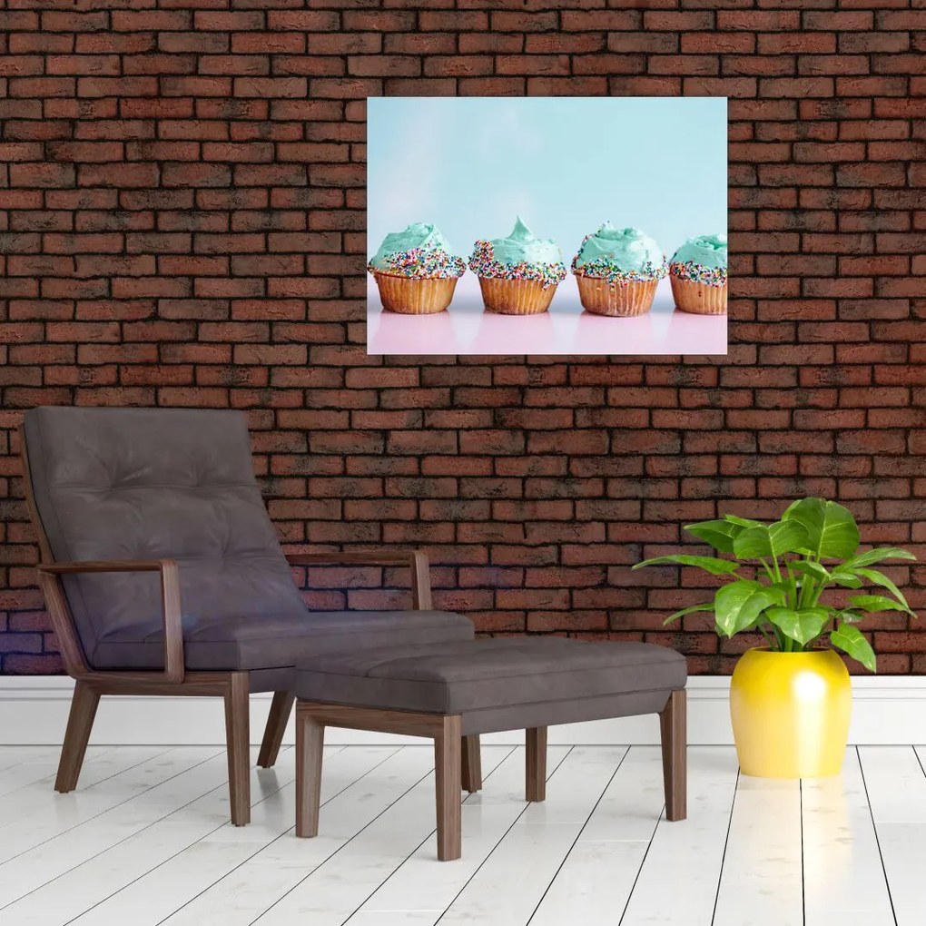 Tablou cu cupcakes (70x50 cm)