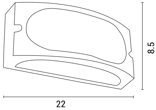 Aplică de exterior 1xE27/10W/230V IP54 gri