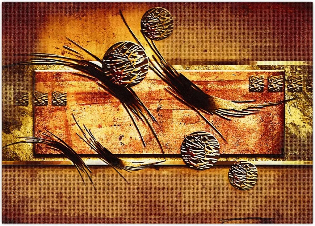 Tablou abstracției (70x50 cm)