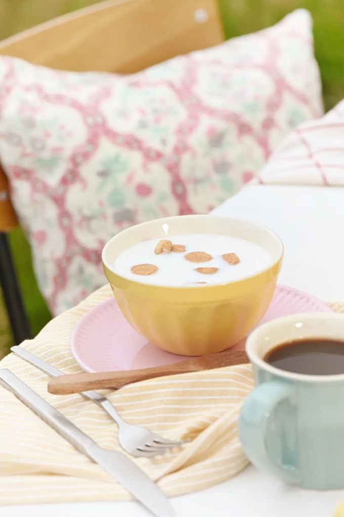 IB Laursen Bol galben de ceramica pentru musli MYNTE LEMONADE