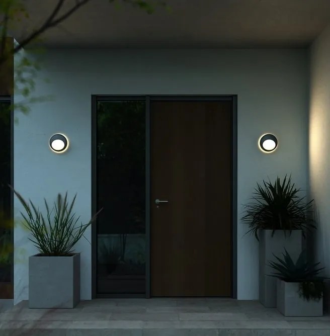 Aplica de perete / tavan exterior IP54 Oliver Black
