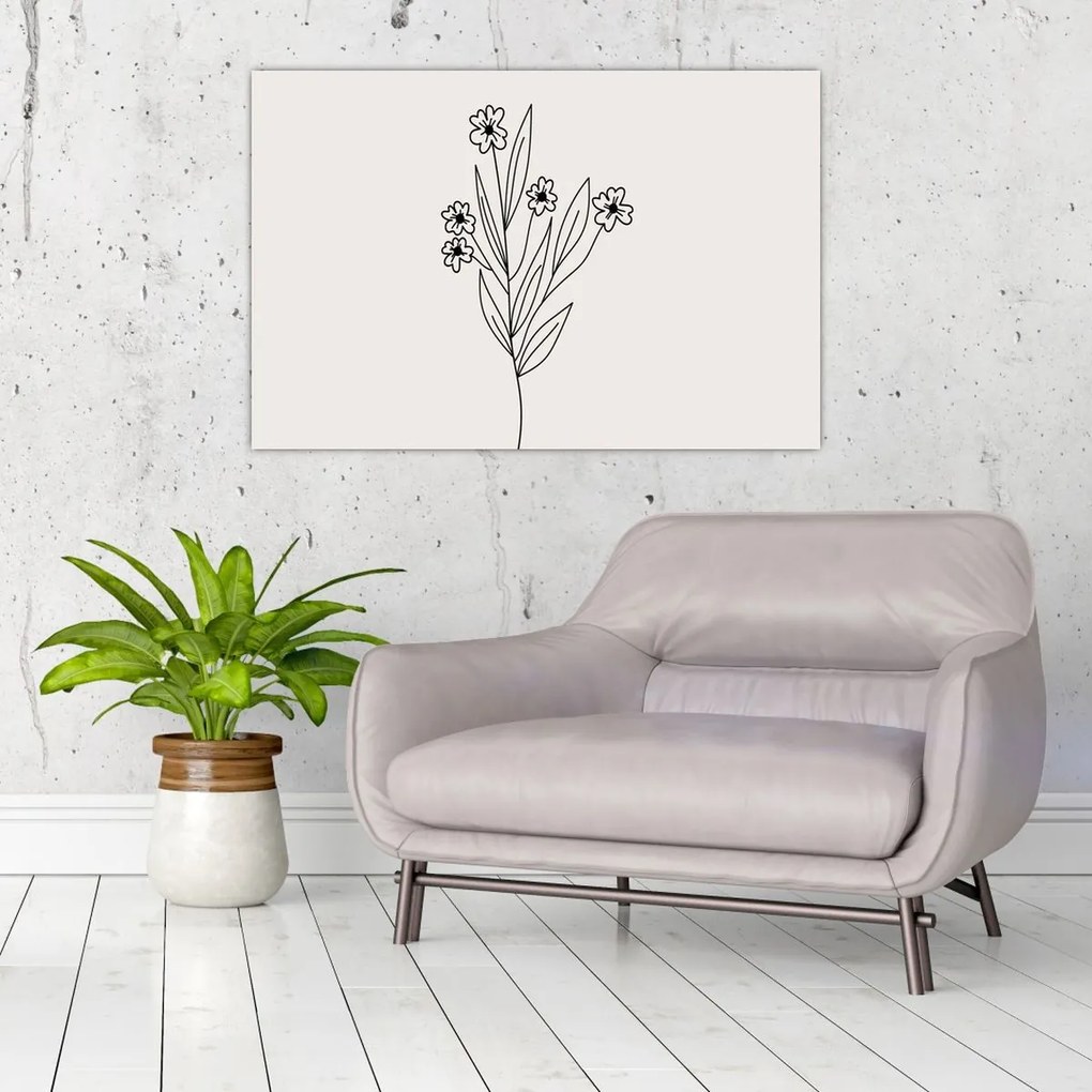 Tablou - Floare de pajiște N⁰1 (90x60 cm)