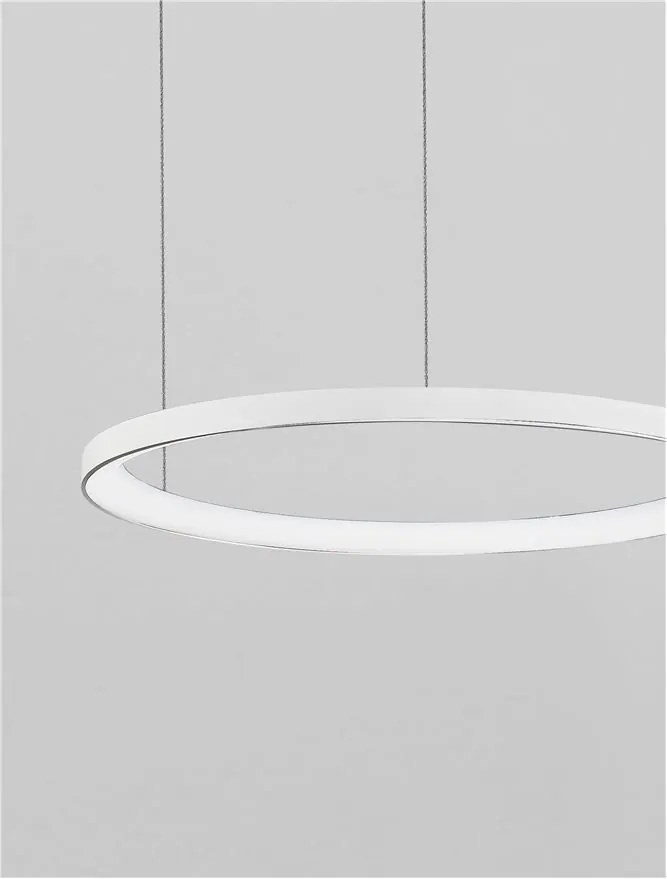 Lustra LED dimabila design circular PERTINO D-58cm