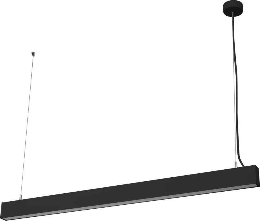 Osram - Lustră LED reglabilă suspendată pe cablu OFFICE LINE LED/42W/230V 112,6 cm neagră