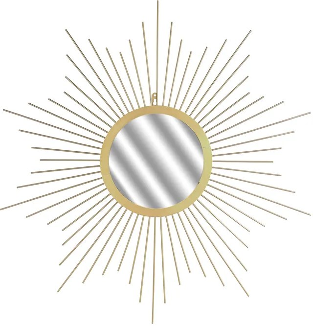 Decoratiune perete cu oglinada CMP Sunburst Gold