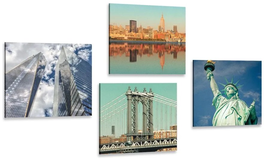 Set tablouri frumusețea orașului New York