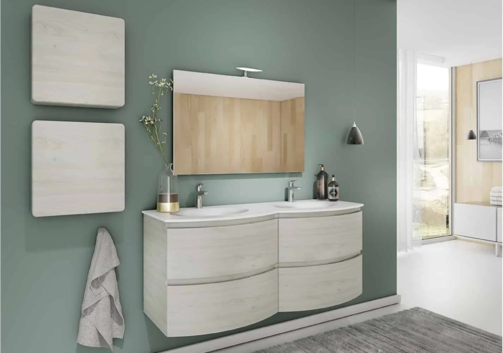 Set lemn masiv Mobilier Baie Suspendat Aledo