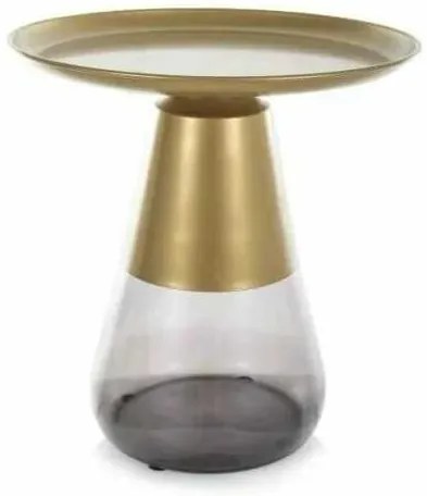 Măsuță de cafea Carini II A, auriu / negru
