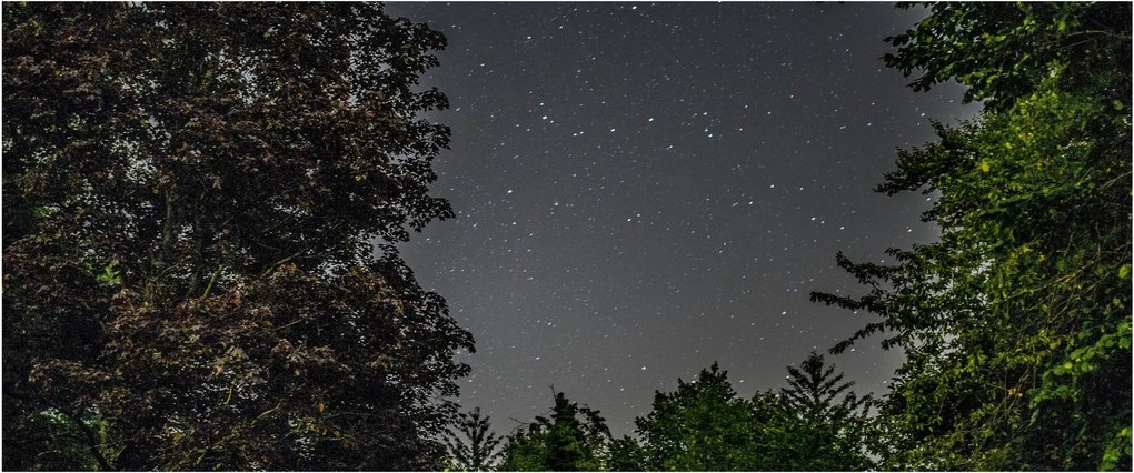 Tablou cu cerul nocturn (120x50 cm)
