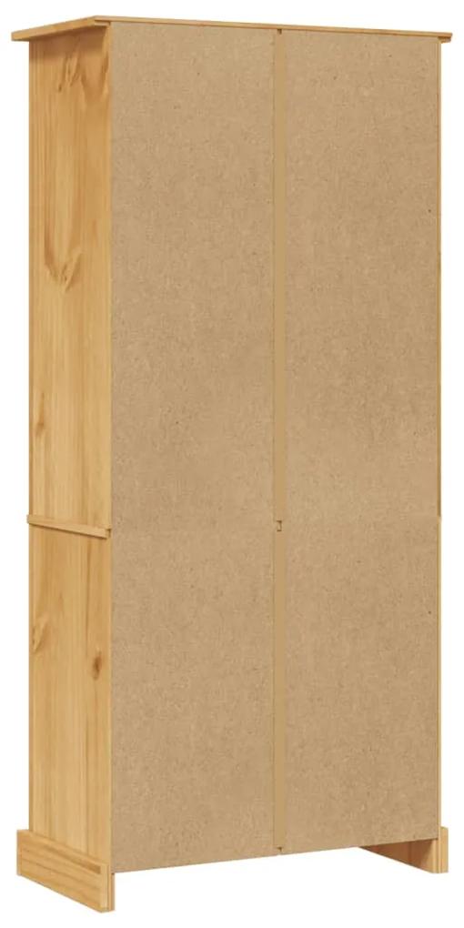 Dulap din lemn de pin mexican, colectie Corona, 80x40x170 cm Maro, 1