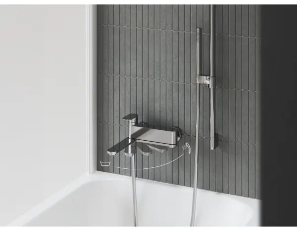 Baterie pentru cadă Ravak X070451 CHROME, crom lucios