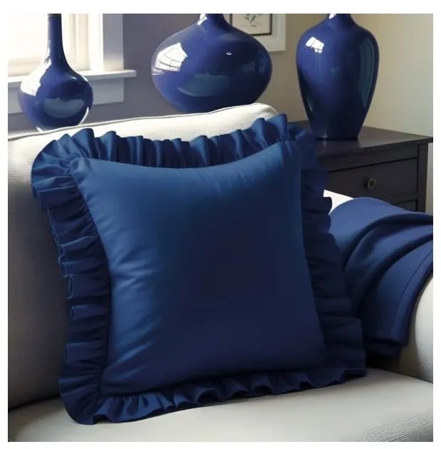 Față de pernă din amestec de bumbac 40x40 cm Ruffled – Mila Home