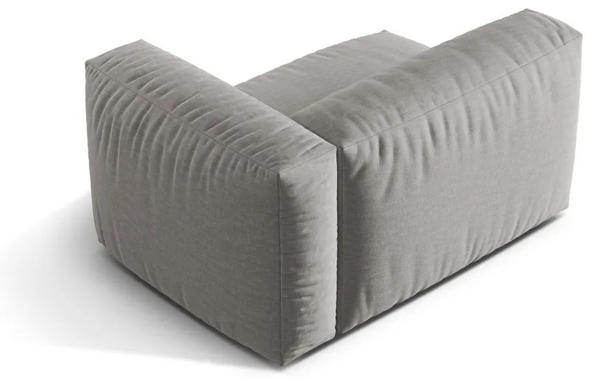 Modul pentru canapea modulară gri deschis (cu colț pe partea dreaptă) Martina – Micadoni Home