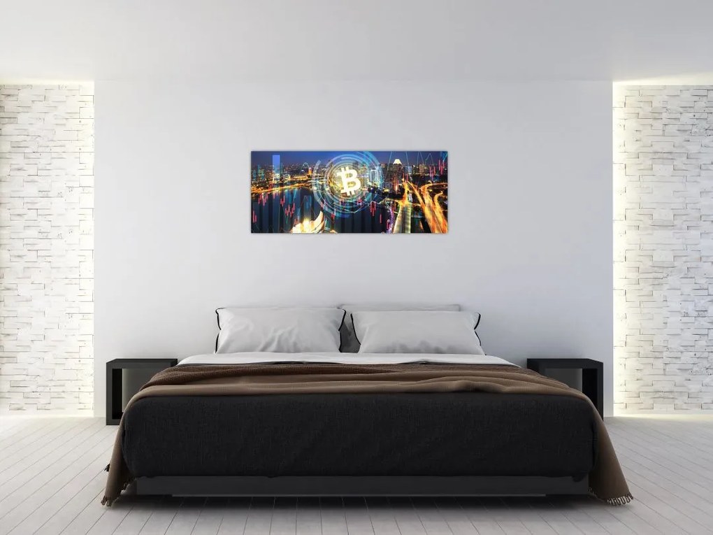 Tablou - Orașul investițiilor (120x50 cm)