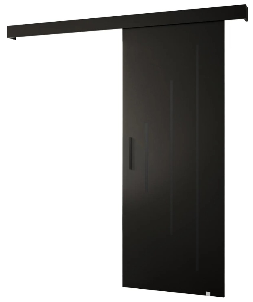 Uși culisante 70 cm Slavdro 3 (negru mat). 1108772