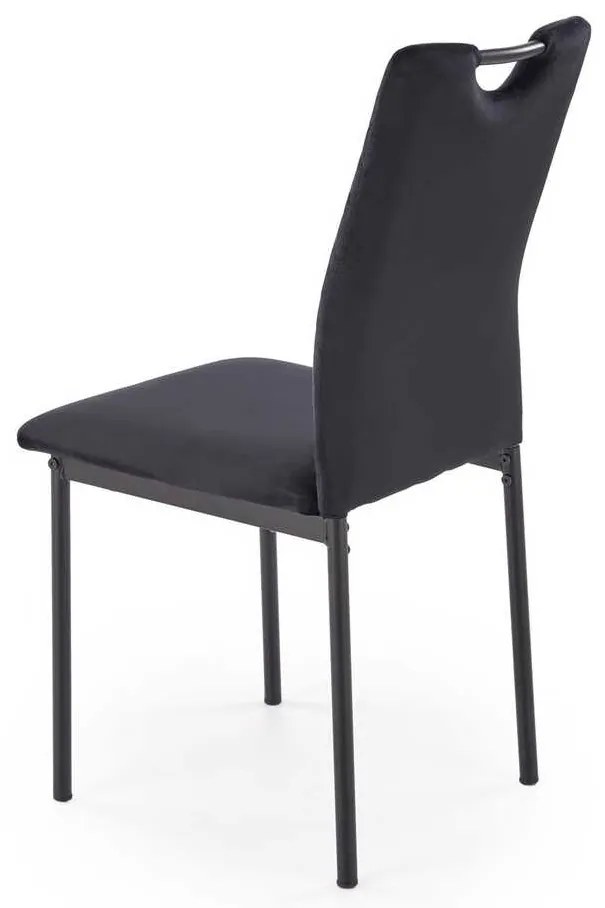 Scaun de bucătărie Lucaria, negru