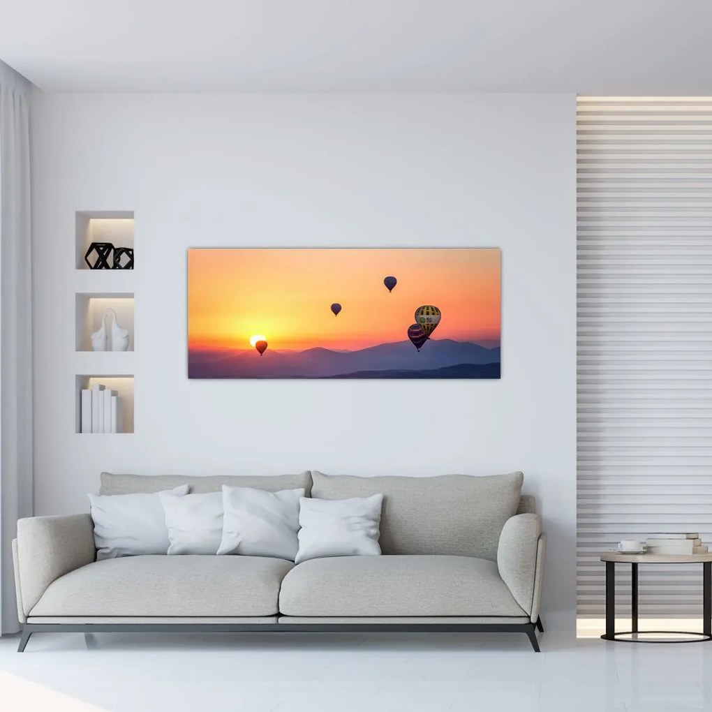Tablou cu baloane de aer cald (120x50 cm)