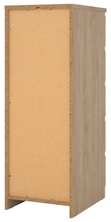 Comodă în culoare naturală cu aspect de lemn de stejar 40x111x50 cm Naia – Tvilum