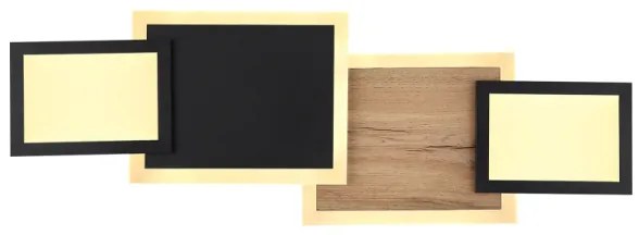 Globo 67279-30 - Plafonieră LED CAROLINE LED/30W/230V bej/negru