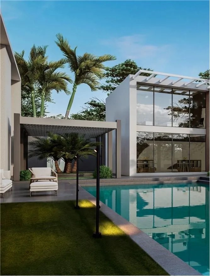 Stalp LED iluminat exterior modern IP65 LORD H-90cm