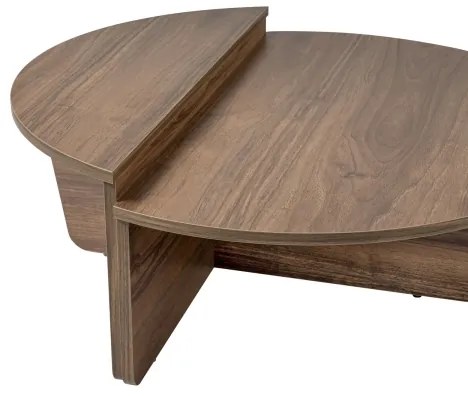 SET 2x Masă de cafea ORION nuc