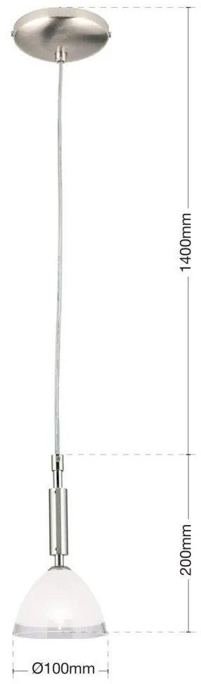 Pendul design modern OPALDESIGN 10cm, satin