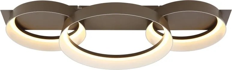 Plafoniera LED metal maro cafeniu SYRAKUS