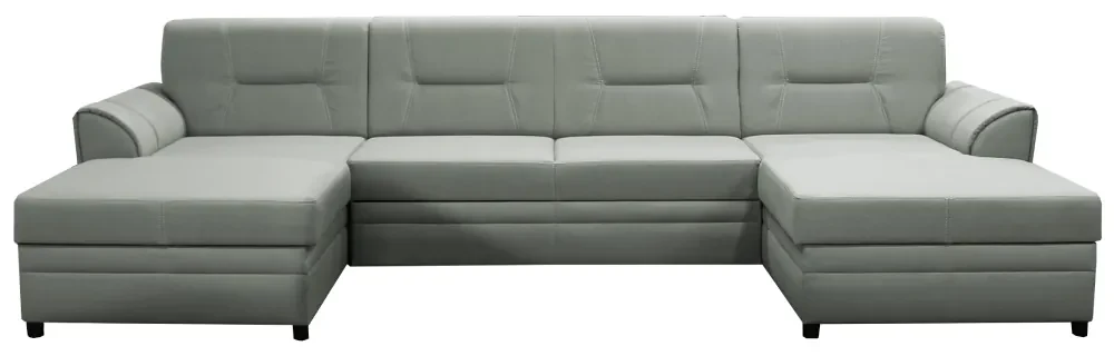 Set canapea universală, gri deschis, BAROV U UNI