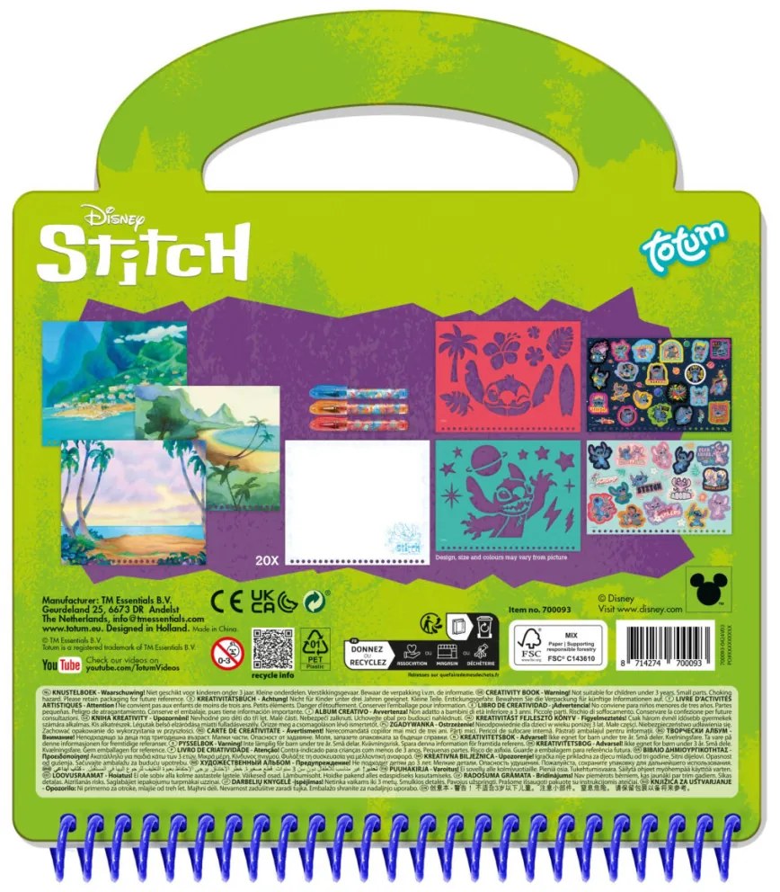 Disney Lilo și Stitch Extrovert set de activități