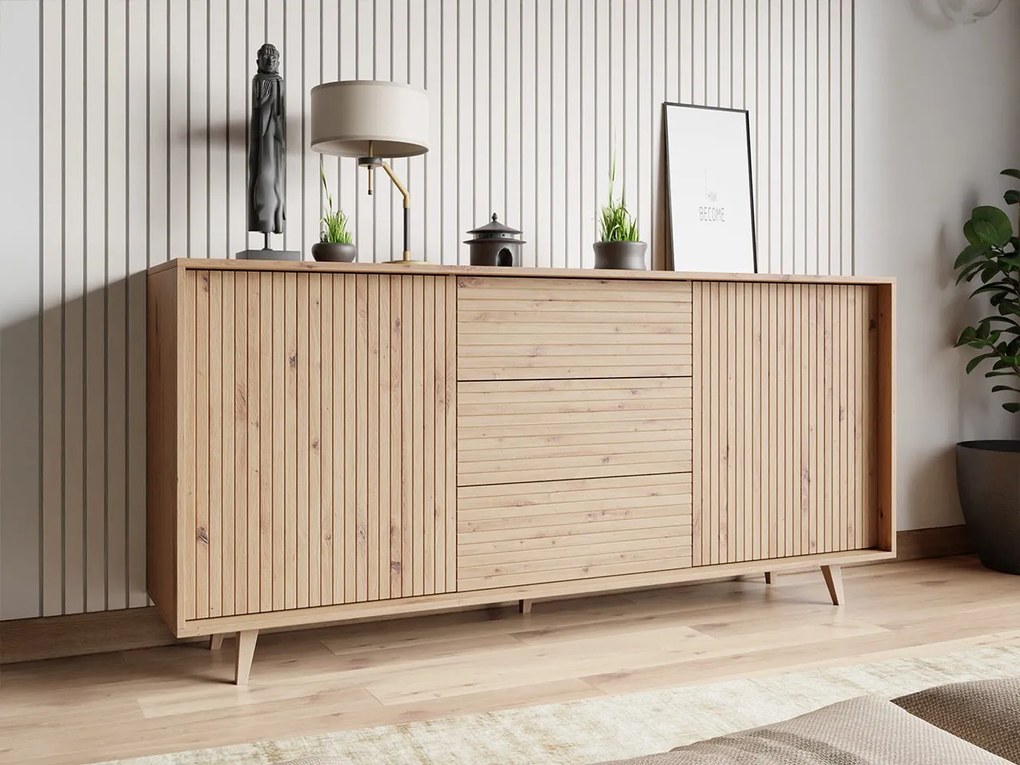 Comodă Treksona 2D3SZ (Stejar artisan) . Promo -17%. 1103690