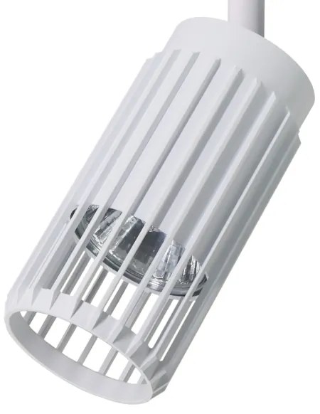 Spot VERTICAL pentru sistem de șină 1xGU10/8W/230V alb