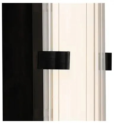 Corp de iluminat LED pentru baie CLAMP LED/23W/230V IP44 negru Searchlight 63126-1BK