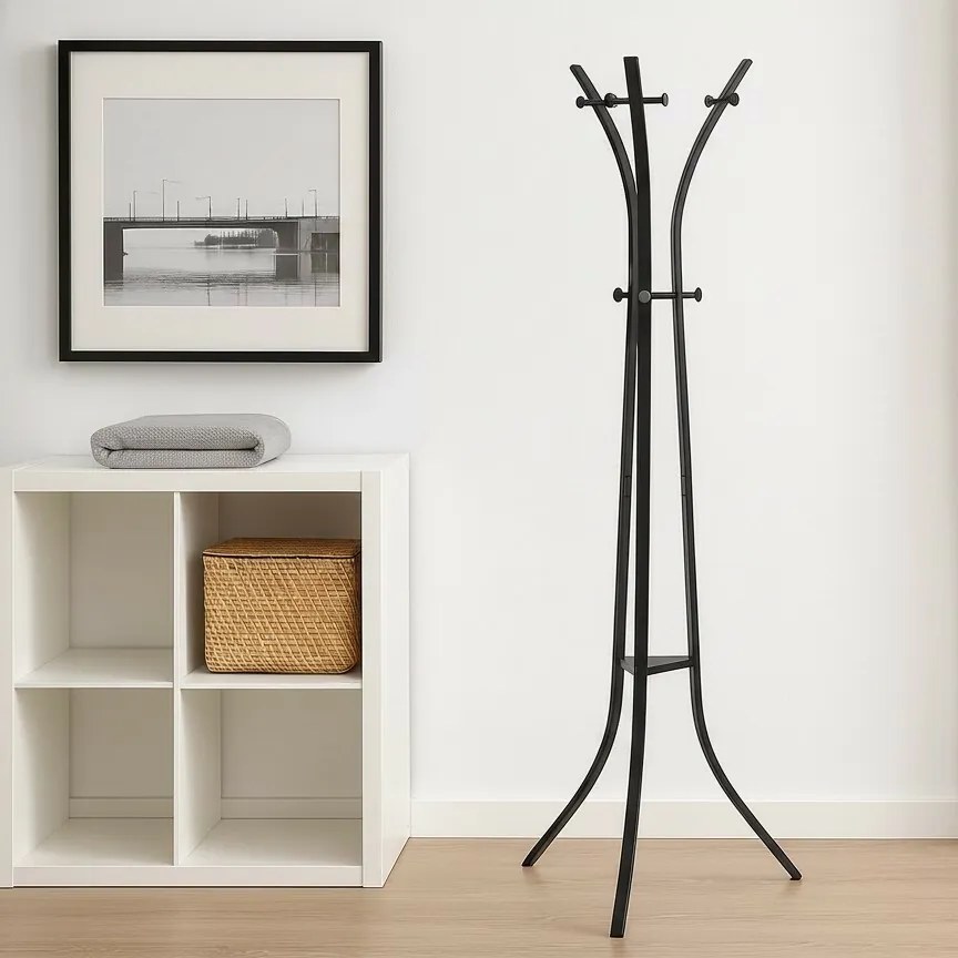 Cuier de haine Aldotrade HEMDE 184 cm, negru