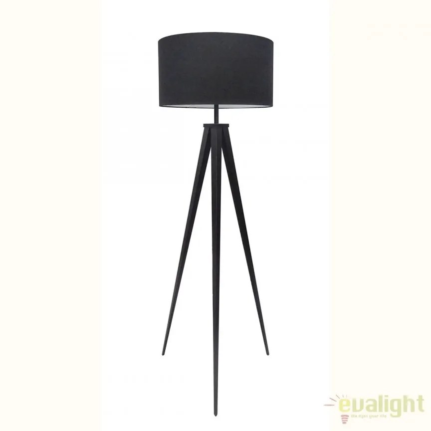 Lampadar cu trepied design elegant Tripod negru A-38683 VC