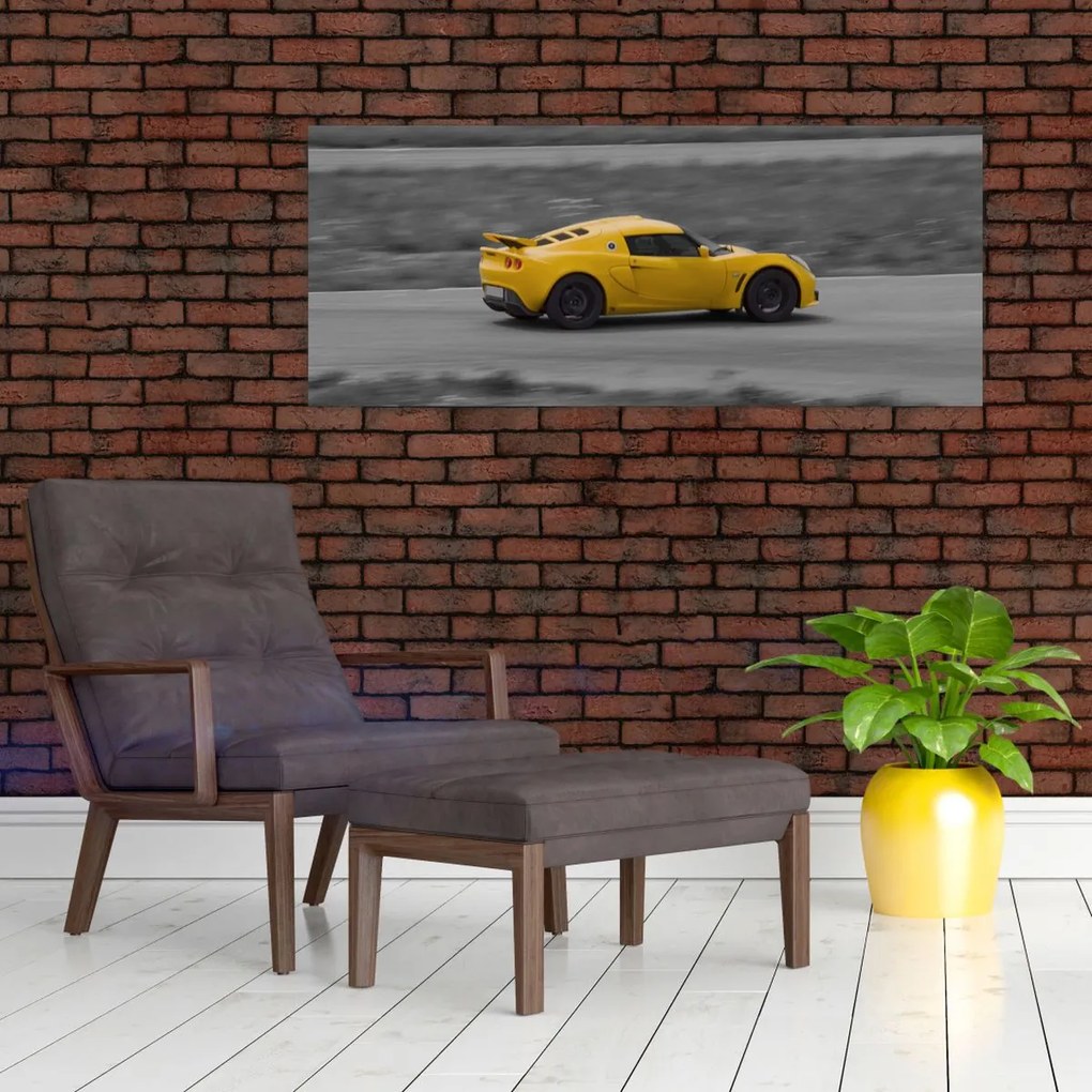 Tablou - Mașină rapidă (120x50 cm)