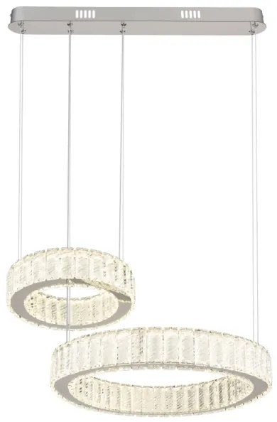 Lustră LED dimabilă pe cablu Globo 67162-80 MUCKY 80W/230V 2700-6000K + telecomandă