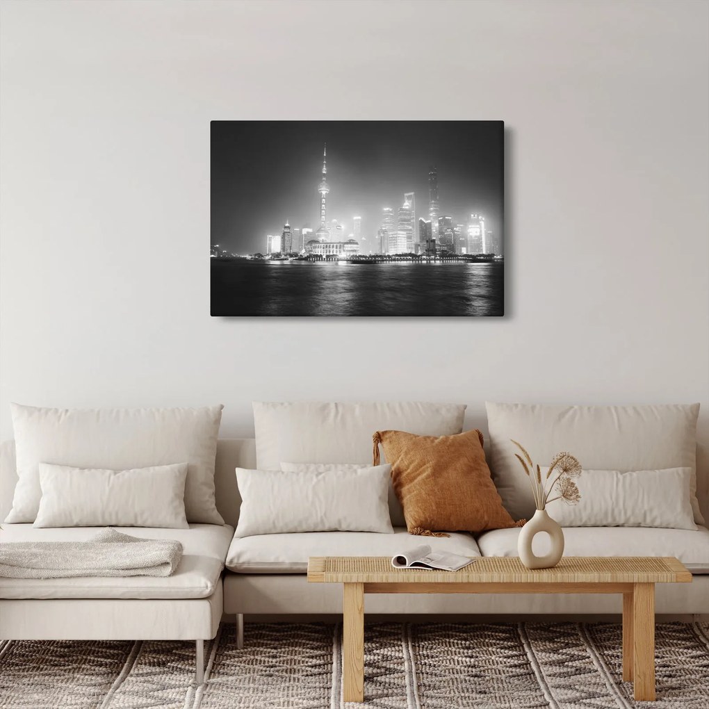 Tablou cu zgârăie nori moderene (90x60 cm)