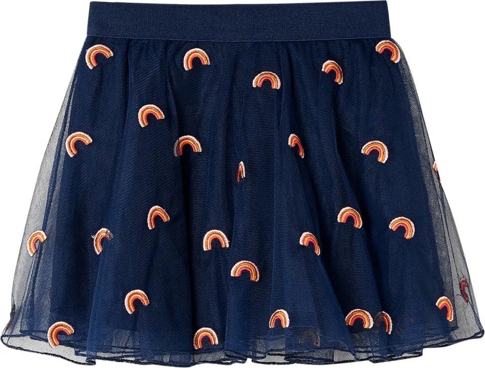 vidaXL Fusta pentru copii cu tul, bleumarin, 92