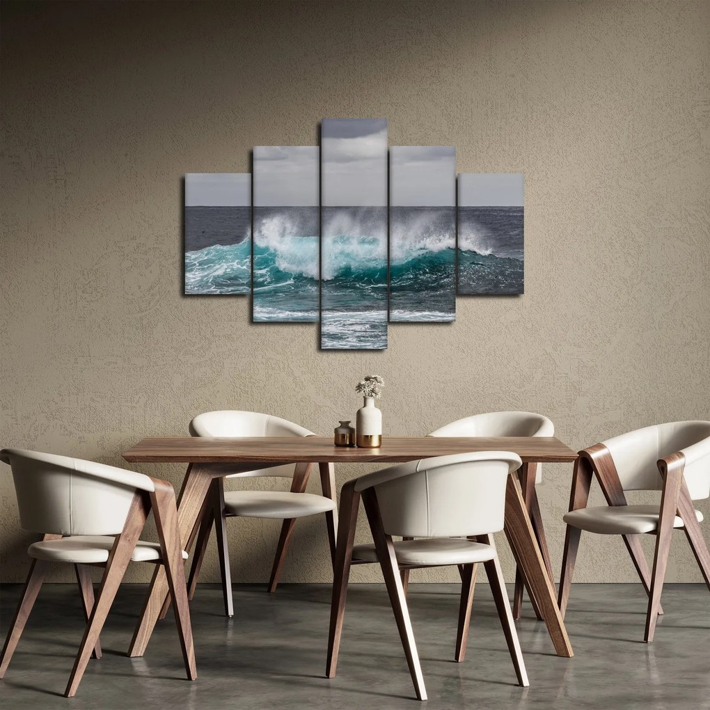 Tablou - Valuri pe ocean (150x105 cm)