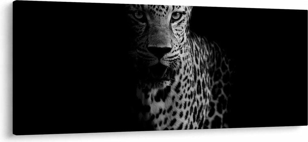 Tablou - Portret de leopard (120x50 cm)