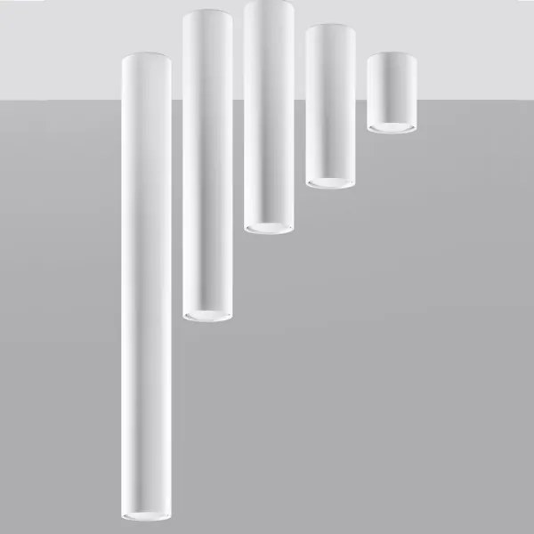 Spot LAGOS 1xGU10/40W/230V 20 cm alb Sollux SL.0997