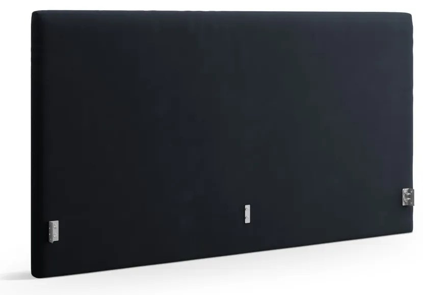 Tăblie de pat albastru-închis tapițată 150,5x100 cm Remo – Micadoni